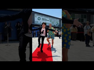 red carpet on expo 2025 in osaka redcarpetboy weareone baltics2025expo - [andr3w wave]